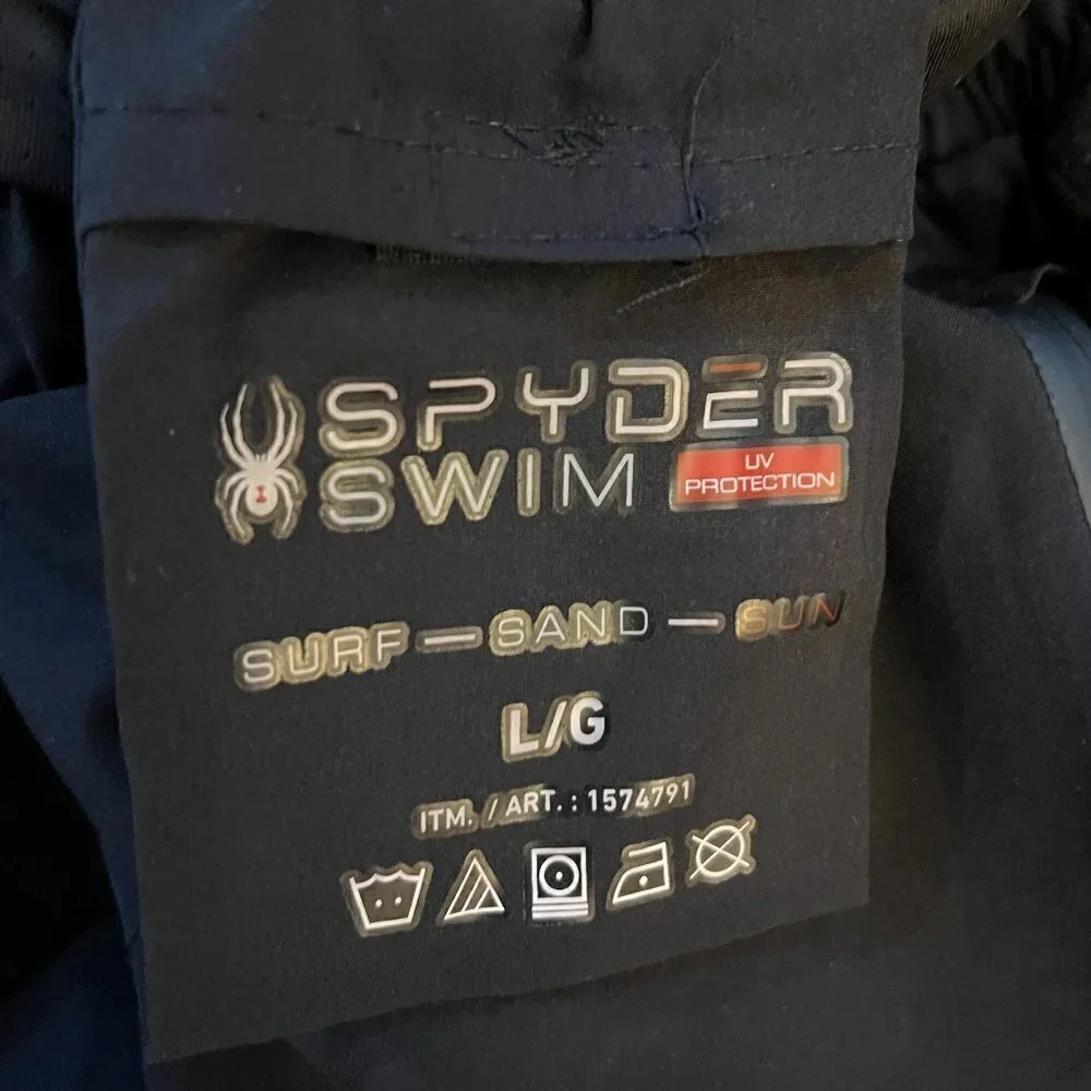 Spyder Swim UV Protection Size Large Black